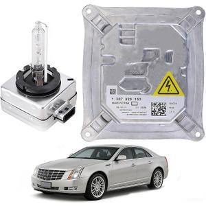 Headlight Ballast Xenon HID Headlamp Ballast Unit Module with D1S/D1R 35W Bulb Compatible for Cadillac 2008-2011 DTS 4.6L 2007-2010 for Audi TT 2007-2011 for BMW 328i X5 25806714 Headlight Ballast