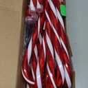 Christmas Candy Cane Lights 12Pcs Christmas Pathway Lights with 72 Count Incandescent Clear Lights, Connectable 12 Inch Pathway Makers Lights for Indoor Outdoor Walkway Patio Yard Lawn Decorations (Red)