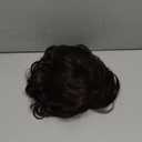 XIUFAXIRUSI XIUFAXIRUSIShort Dark Brown Curly Wigs for Women Wavy Full Hair Wig Natural Looking Synthetic Wig for Halloween Cosplay Daily Use