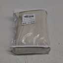 Linen Shower Curtain Fabric Boho Farmhouse Shower Curtains for Bathroom Cream Cotton Natural Cloth Liner Set 72" W x 78" L