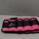 Sportneer Adjustable Ankle Weights Set - 1 Pair (5 lbs) Removable Sandbags for Women & Men, Comfortable Neoprene Leg Weights for Walking, Running, Pilates, Yoga, Home Workout & Physical Therapy