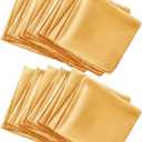 Satin Dinner Napkins 12PCS Satin Napkins 30x30cm Soft Table Napkin for Decor Party Dinner Wedding Bar(Color 6)