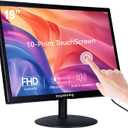 Touchscreen Monitor 19" FHD 1440x900 Multi-Touch Screen HDMI VGA Type-A Touch Port Dual Speakers,60Hz,VESA,Brightness 300cd/m,Tilt Adjust,PC Office Desktop Business Computer Touch Display
