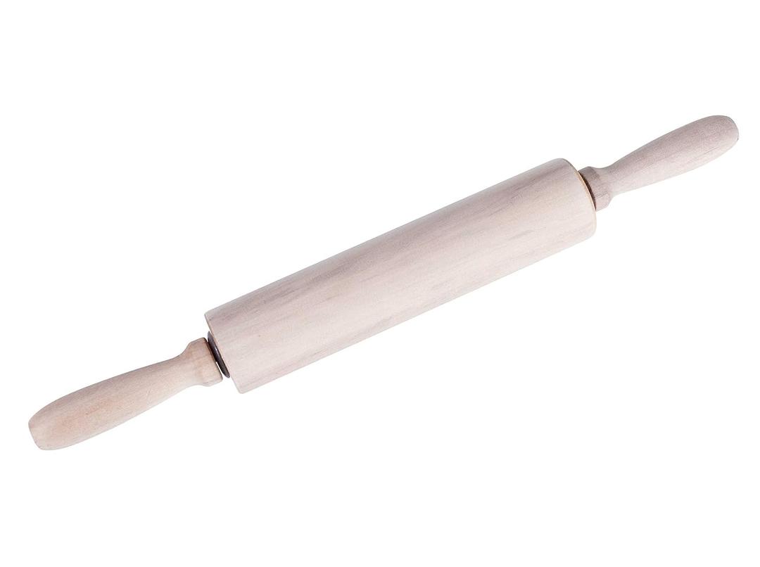 Jacent Genuine Hardwood Rolling Pin 7.5in, 1 EA