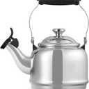 Le Creuset Demi Tea Kettle with Metal Finishes, 1.25 qt., Stainless Steel