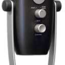 AKG Pro Audio Ara Professional USB-C Condenser Microphone, Dual Pattern Audio Capture Modes for Podcasting, Video Blogging, Gaming and Streaming, Blue & Silver