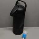 Coffee Carafe for Keeping Hot - Gezoss 102OZ / 3L Airpot Coffee Dispenser with Pump - Large Coffee Carafe for Hot Drinks Tea Liquid - Insulated Stainless Steel Hot Water Beverage for Parties,Black