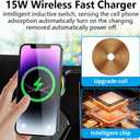 Car Magnetic Phone Mount for 2023 2024 2025 2026 Toyota Prius SE LE XLE Nightshade XSE [8-inch Touch Screen ]Auto Interior Accessories Best Cellphone Holder Fast 15W Wireless Charger Cell Phones Stand