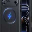 ESR for iPhone 17 Pro Max Phone Case, 23ft Military-Grade Drop Protection, Shock-Absorbing Rugged Cover, MagSafe Accessories Compatible, Cyber Series, Black