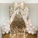 Jobkoo White Sand Balloons, 12 Inch 30 Pcs Beige Balloon Boho White Latex Cream Balloons Matte Off White Sand Neutral Helium Balloons for Birthday Wedding Baby Shower Anniversary Party Decorations