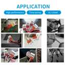 Dicio Push-in Wire connectors Nuts 300pcs terminals UL Listed Quick Connect connectors kit Low Voltage Wire Electrical connectors for Wiring 2 3 4 Port 4 Gauge Connectors Assortment Kit 24-14 AWG