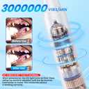 Dog Plaque Remover for Teeth, Pet Ultrasonic Cleaner with LED Light & Stand, 5 Modes, Pet Teeth Cleaning kit, Suitable for Dogs and Cats