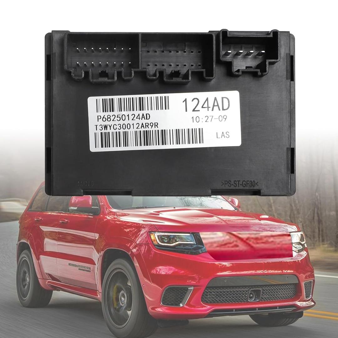 68250124AD Transfer Case Control Module Compatible with Grand Che-rokee 2016 2017 2018 2-Speed Transfer Case Module Compatible with Durango 2016-2018 TCCM Replaces OE# 68250124AB 68250124AA