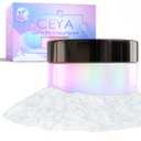 Ceya Interference Mica Powder, 1.8oz/ 50g Ghost Dreamland Chrome Nail Powder, Cosmetic Grade Pearlescent Effect Color Shift Pigment for Epoxy Resin, Makeup Shimmer, Nail Polish,Soap Dye,Candle Making (I-Ghost Dreamland)