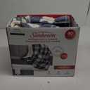 Sunbeam Oversized Microplush & Sherpa Heated Throw - Concord Blue Plaid
60 x 70 in