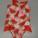 Vieille Toddler Girls Swimsuits Ruffle Bathing Suits One Piece Swimwear 2-6T