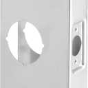 Prime-Line U 9551 Stainless Steel Lock and Door Reinforcement Plate for 1-3/4 In. Thick Doors, Stainless Steel Finish (Single Pack)
