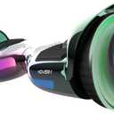 Hover-1 Helix Electric Self Balancing Scooter with 7MPH Top Speed, 4 Mile Range, 6HR Full-Charge, Built-In Bluetooth Speaker, Rider Modes: Beginner to Expert (Iridescent)
