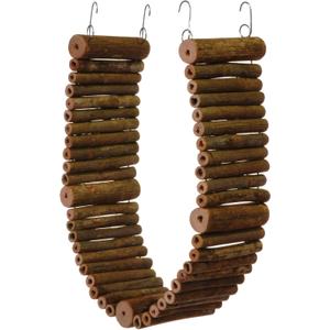 Prevue Pet Toy NAT Wonder Walk Bird Ladder, Large (62809),Brown
