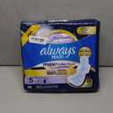 Always Maxi Overnight Pads with Wings for Women, Size 5, Extra Heavy Overnight Absorbency, Unscented, 36 Count