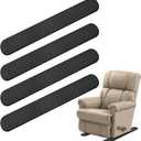 4 PCS 30Inch Non-Slip Furniture Rail Pads for Hardwood Floors and Other Types of Floors, Keeping Recliners, Sofas, Couches, Chairs, and Furniture in Place