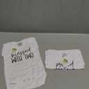 Twin Pregnancy Announcement Infant Bodysuit Set for Grandparent Photo Props 0-3 Months