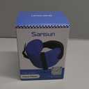 Travel Pillows for Airplanes, Airplane Pillow for Long Flight, Airplane Head Strap with Eye Mask for Sleep, Travel Neck Pillow for Car Road Trip, 360 Support Headrest, Stop Bobblehead, Black