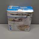 Hamilton Beach 6-Speed Electric Hand Mixer with Whisk, Traditional Beaters, Snap-On Storage Case, 250 Watts, White