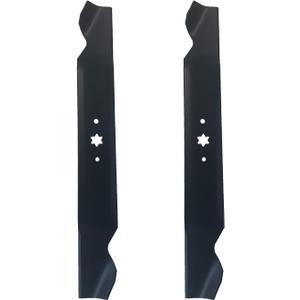 2PCS 942-04244A Blades Compatible with Cut MTD Cub Cadet et XT1 XT2 LTX1045 1046 Tractor Troy Bilt Horse XP Riding Mower for 46'' Deck Replace 942-04244, 942-04290, 742-04290, 742-04244