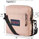 JanSport Central Adaptive Accessory Bag Wheelchair & Walker Compatible, Versatile Carry Options, Tuck-Away Adjustable Loops, SaniStash Pocket for Easy Access, Red/Multi Hippie Days
