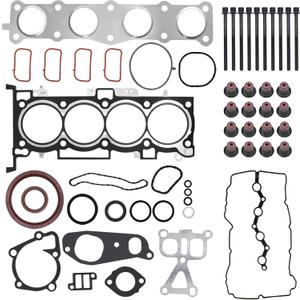 Engine Cylinder Head Gasket Set Kit with Bolts Fit for 2011-2015 Hyundai Sonata Santa Fe Sport Tucson for Kia Optima Sorento Sportage 2.4L 2359cc L4 DOHC Replace#HS54741B ES72465-1 HSHY24