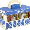 Breyer Farms Wood Stable Playset 59217, Multicolor