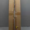 TODOLUZ 6-Lights Kitchen Island Pendant Light Fixture in Black Finish, Linear Hanging Ceiling Lighting Dining Room Chandelier with Seeded Glass Shade