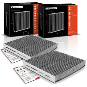 A-Premium 2-PC Cabin Air Filter with Activated Carbon Compatible with Ford Ranger 2019 2020 2021 2022 2023 2.3L, Replace# KB3Z19N619A