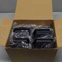 Gutter Solar Patio Decor Lights, 40 LED Deck Outdoor Waterproof Fence for Wall Backyard Porch, Pool, Step Stairs, Yard, Garden, Pathway (6 Pack-Black, Warm White)