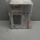 EZ-HEAT 1,500-Watt Portable Milkhouse Style Utility Space Heater with Adjustable Thermostat, Overheat Protection, and Safety Tip-Over Switch, Matte Black, MTFH-01C-MB