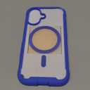 Miracase for iPhone 16 Case 6.1'', [Bubble Free] Full-Body Bumper Phone case with Built-in Full Glass Screen &Lens Protector,No Gap,Compatible with MagSafe,Drop Proof 16 Cover,Blue