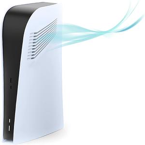 Digital Edition Face Plates with Cooling Vents Cover Skins Shell Panels for PS5 Console, Accessories for PlayStation 5 Protective Replacement Faceplate (White)