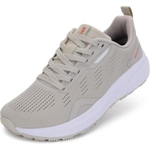 BRONAX Women's Wide Toe Box Road Running Shoes | Wide Athletic Tennis Sneakers with Rubber Outsole (8 Wide, S73 | Beige) BRONAX Women's Wide Toe Box Road Running Shoes | Wide Athletic Tennis Sneakers with Rubber Outsole (8 Wide, S73 | Beige)