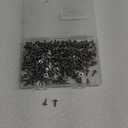 100 Pieces #8 White Screws Wall Plate Screws Painted Antique White Coated Stainless Flat Head Self-Tapping Screw for Wall Plates Switch Covers Replacement Outlet Light Switch Plate (32 x 0.5 Inch)