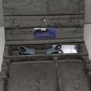 KDD Book Stand for Reading with Storage, Multi-Angle Adjustable Tablet Pillow Holder for Lap, Bed, Desk and Couch, Foldable iPad Holder with Organizer for Book,Tablet, Laptops, E-Reader (4.7"-15")