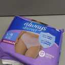 Always Discreet Adult Incontinence & Postpartum Underwear for Women, Maximum, Large, 17 Count 