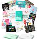 Mr. Pen Assorted Color Birthday Cards, 20 Pack, 4 x 6 Inches, Blank Inside, Includes Envelopes