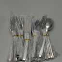 KINGSTONE Silverware Set, 30-Piece Flatware Cutlery Set Premium Stainless Steel, Service for 6, for Kitchen, Home, Wedding, Party, Mirror Polished and Dishwasher Safe