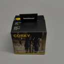 THE BEAM - CORKY DROP Bike Mirror - Folding Rear-view Handlebar Mirror - Convex Lens with 360-degree Rotation, Black