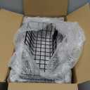 4Pcs Large Slatwall Baskets Ventilated Metal Slatwall Basket Mounted Storage Baskets Hanging Slatwall Accessories for Shops,Rooms,Garage Storage Display on Slatwall Panels