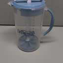 Dr. Brown's Baby Formula Mixing Pitcher with Adjustable Stopper, Locking Lid, and No Drip Spout, 36 oz, BPA-Free, Blue, 1-Pack