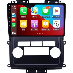 4+64GB ROM for 2009-2012 Nissan Frontier Xterra Radio Apple CarPlay Android 13 Car Stereo with Android Auto 9'' Touch Screen Bluetooth Car Audio Receiver Support SWC GPS Backup Camera FM RDS