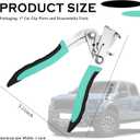 2 x 2026 New Car Clip Pliers/Disassembly Tools,Car Clip Remover Tool with Anti-Slip Grip,Multi-Functional Automotive Panel Clips Pliers for Cars Door Panel Dashboard Interior Trim (Green, 1PC)