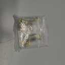 QCAA Forged Brass Cabin Hook Latch & Eye, 3", Vibrated Brass, 4 Pack, Made in Taiwan